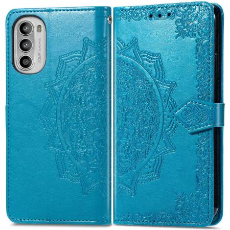 imoshion Mandala Bookcase voor de Motorola Moto G52 / G82 - Turquoise