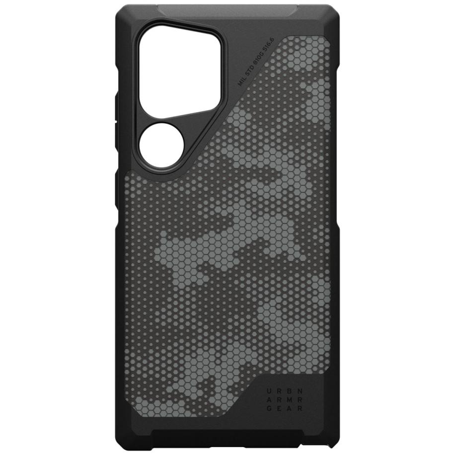 UAG Metropolis LT Backcover Magnet voor de Samsung Galaxy S24 Ultra - Camo Graphite Multicolor