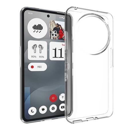 Accezz Clear Backcover voor de Nothing Phone (3a) Pro - Transparant