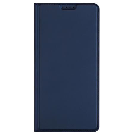 Dux Ducis Slim Softcase Bookcase voor de OnePlus 13 - Donkerblauw