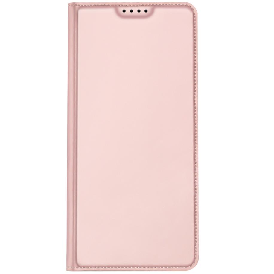 Dux Ducis Slim Softcase Bookcase voor de Samsung Galaxy S23 - Rosé Goud Rose goud