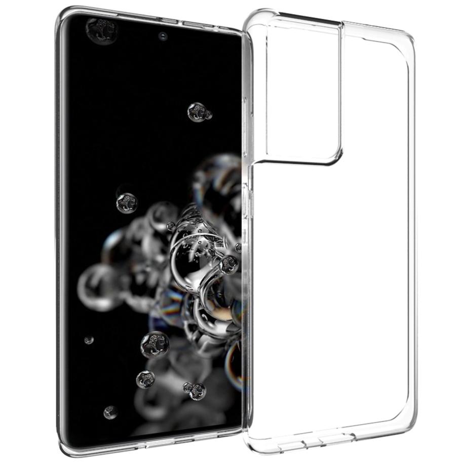 Accezz Clear Backcover voor de Samsung Galaxy S21 Ultra - Transparant Transparant