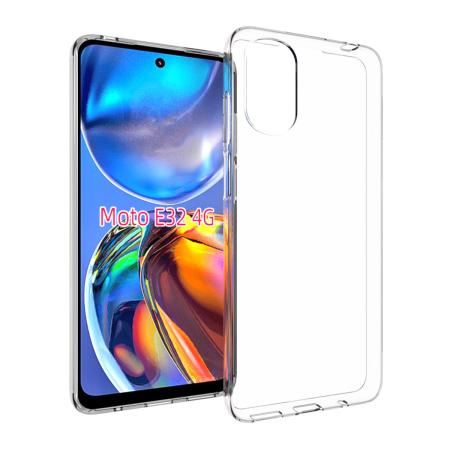 Accezz Clear Backcover voor de Motorola Moto E32 / E32s - Transparant