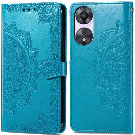 imoshion Mandala Bookcase voor de Oppo A58 - Turquoise