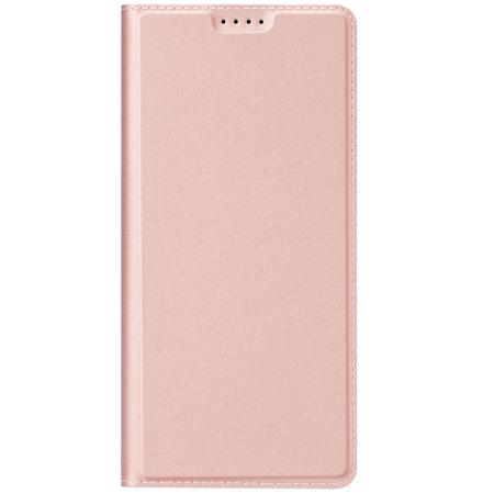Dux Ducis Slim Softcase Bookcase voor de Samsung Galaxy A35 - Rosé Goud
