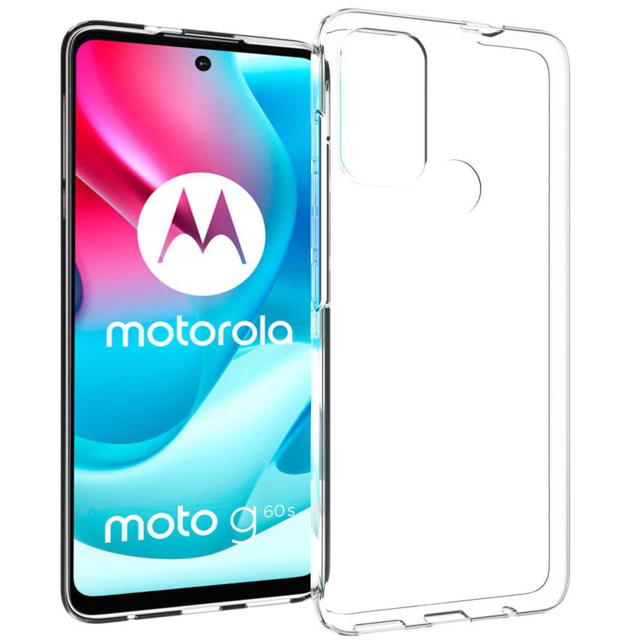 Accezz Clear Backcover voor de Motorola Moto G60s - Transparant Transparant