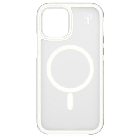 iDeal of Sweden Bumper Case MagSafe voor de Apple iPhone 12 (Pro) - Cloudy White