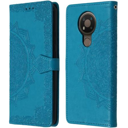 imoshion Mandala Bookcase voor de Nokia 3.4 - Turquoise