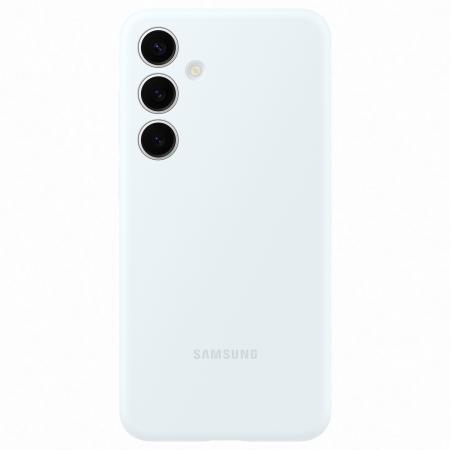 Originele Silicone Backcover voor de Samsung Galaxy S24 Plus - White