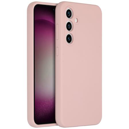 Accezz Liquid Silicone Backcover voor de Samsung Galaxy S23 FE - Roze