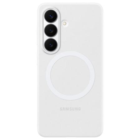 Silicone Magnet Backcover voor de Samsung Galaxy S26 Plus - White