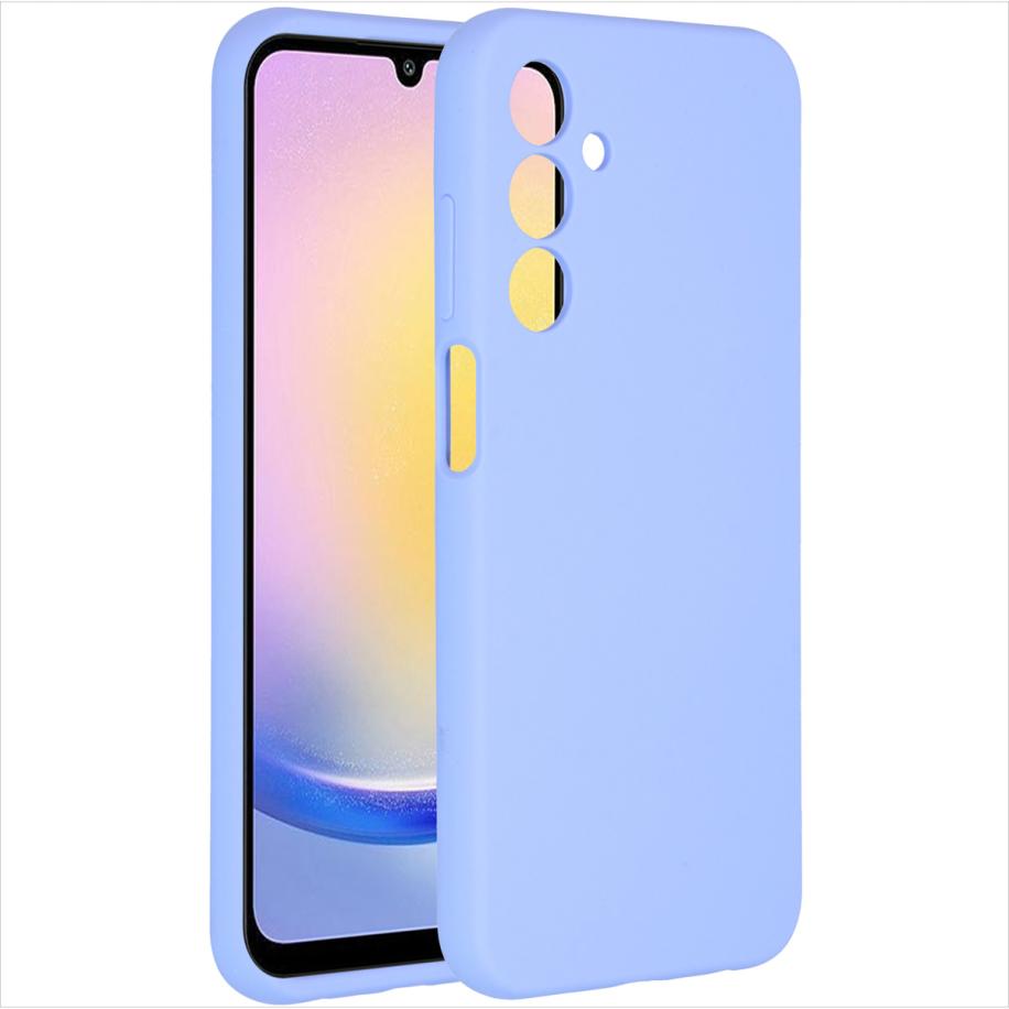 Accezz Liquid Silicone Backcover voor de Samsung Galaxy A25 (5G) - Paars Paars
