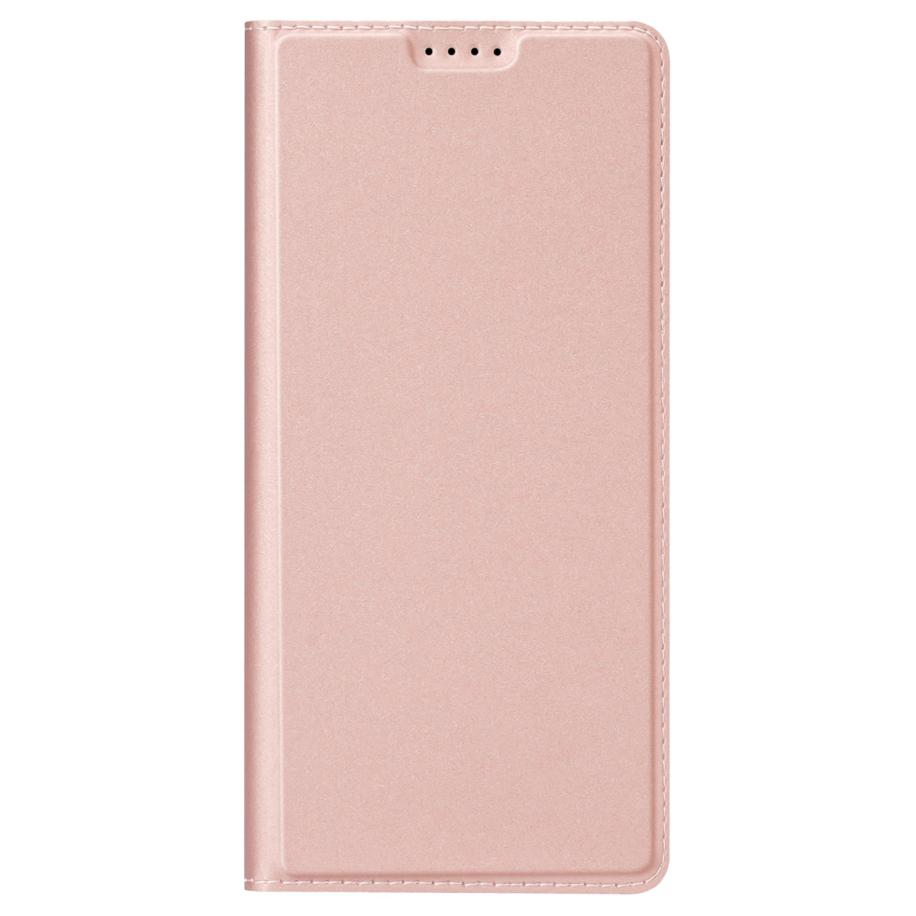 Dux Ducis Slim Softcase Bookcase voor de Samsung Galaxy A16 - Rosé Goud Rose goud