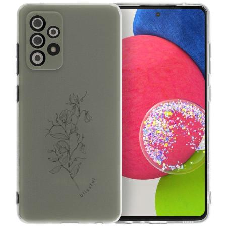 imoshion Design hoesje voor de Samsung Galaxy A52(s) (5G/4G) - Floral Green