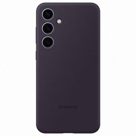 Originele Silicone Backcover voor de Samsung Galaxy S24 Plus - Dark Violet