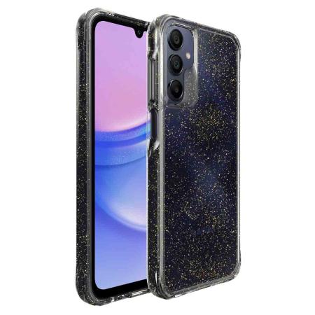 imoshion Clear Glitter Backcover voor de Samsung Galaxy A15 (5G/4G) - Goud