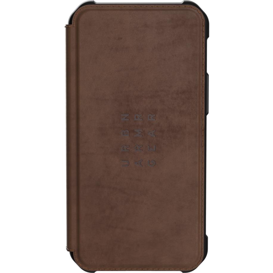 UAG Metropolis Bookcase voor de Apple iPhone 12 Mini - Leather Brown Bruin
