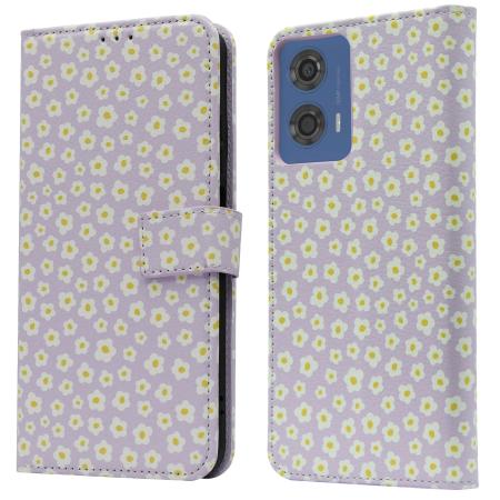 imoshion Design Bookcase voor de Motorola Moto G04 / G24 - White Daisy