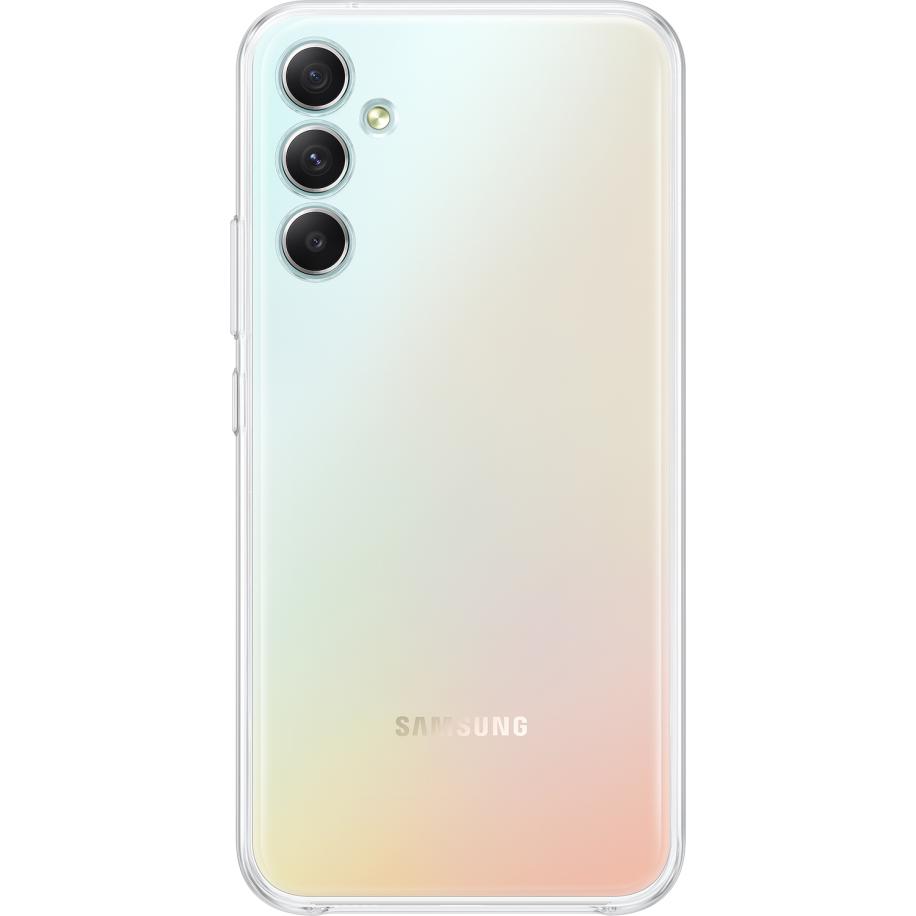 Originele Silicone Clear Cover voor de Samsung Galaxy A34 (5G) - Transparant Transparant