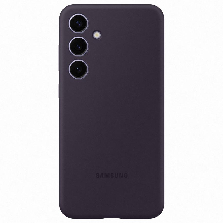 Originele Silicone Backcover voor de Samsung Galaxy S24 Plus - Dark Violet Paars