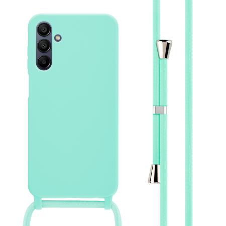 imoshion Siliconen hoesje met koord voor de Samsung Galaxy A15 (5G/4G) - Mintgroen