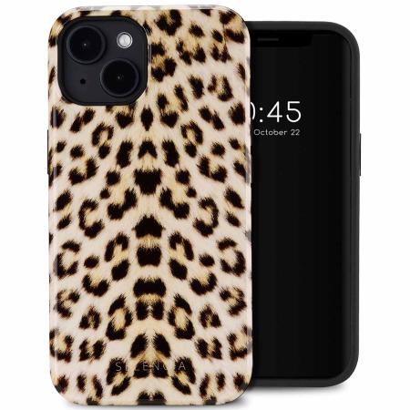 Selencia Vivid Backcover met MagSafe voor de Apple iPhone 14 - Wild Leo