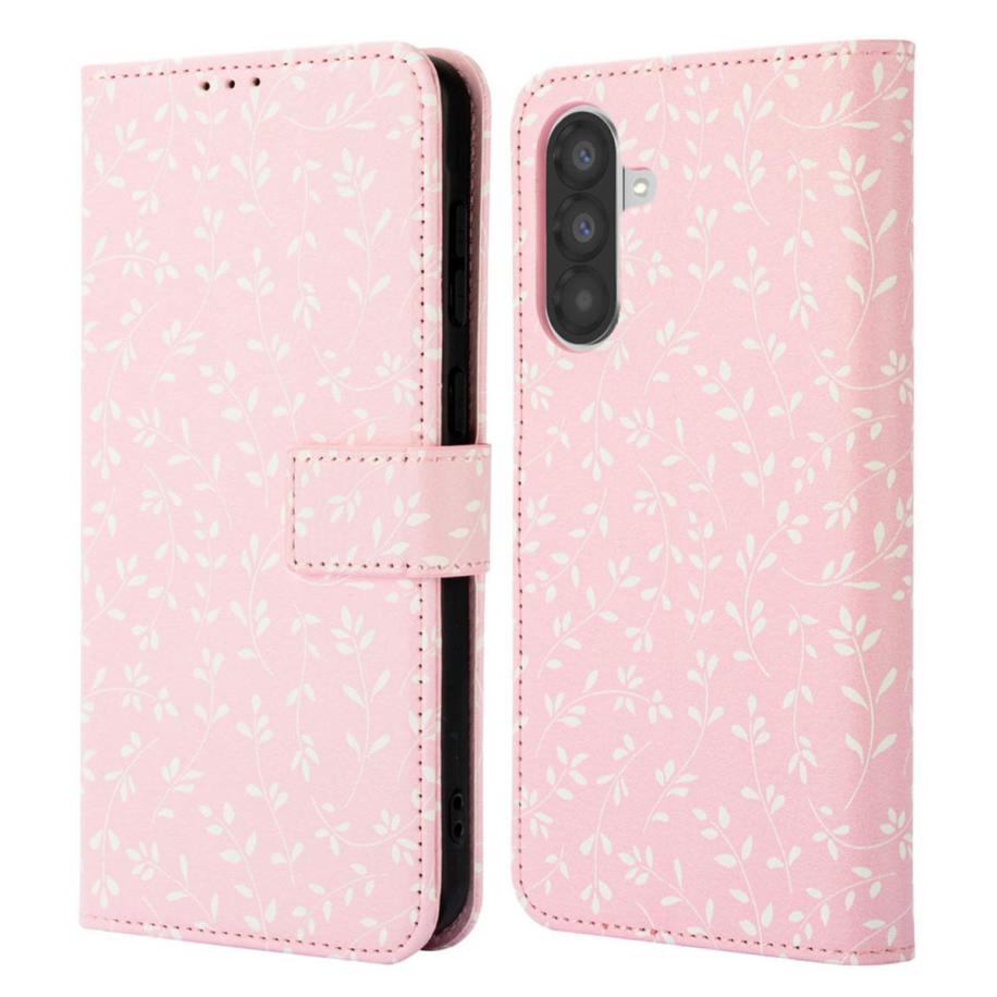imoshion Design Bookcase voor de Samsung Galaxy A36 - Pink Bazaar Flowers Multicolor
