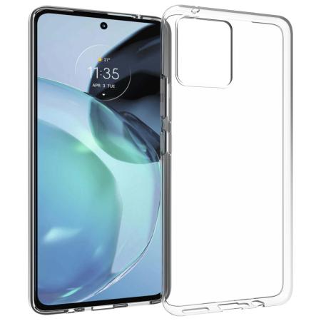 Accezz Clear Backcover voor de Motorola Moto G72 - Transparant