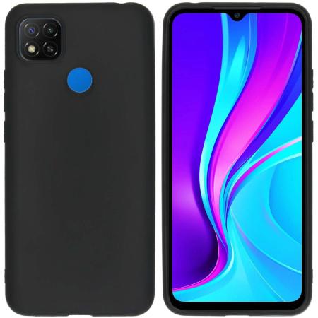 imoshion Color Backcover voor de Xiaomi Redmi 9C - Zwart