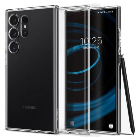 Spigen Liquid Crystal Backcover voor de Samsung Galaxy S24 Ultra - Crystal Clear