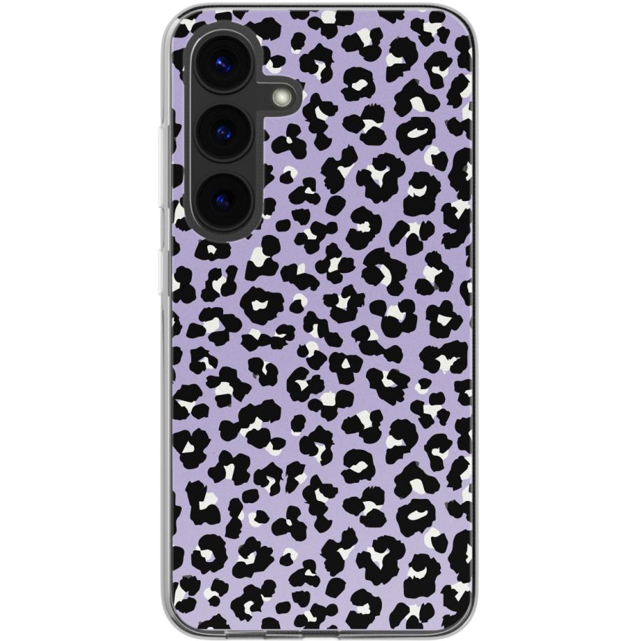 imoshion Design hoesje voor de Samsung Galaxy S24 - Leopard Lilac Multicolor