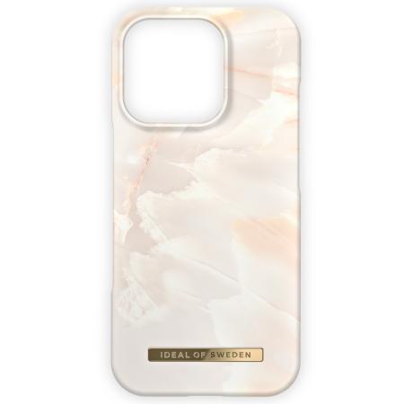iDeal of Sweden Fashion Backcover voor de Apple iPhone 16 Pro - Rose Pearl Marble