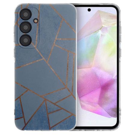 imoshion Design hoesje voor de Samsung Galaxy A35 - Blue Graphic