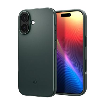 Spigen Thin Fit Backcover MagSafe voor de Apple iPhone 17 - Abyss Green