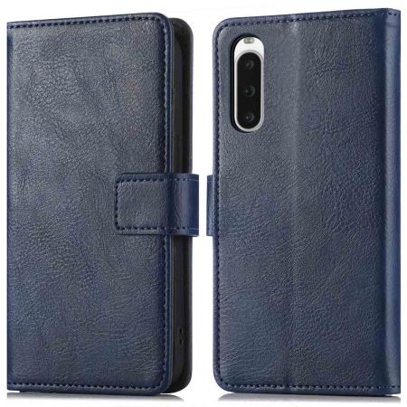 imoshion Luxe Bookcase voor de Sony Xperia 10 V - Donkerblauw