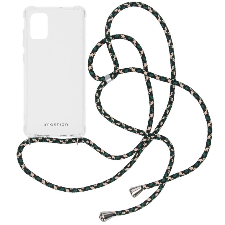 imoshion Backcover met koord voor de Samsung Galaxy A71 - Green Multi Color Transparant