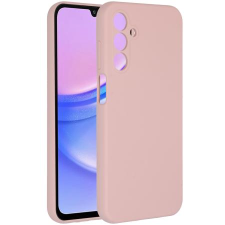 Accezz Liquid Silicone Backcover voor de Samsung Galaxy A15 (5G/4G) - Roze