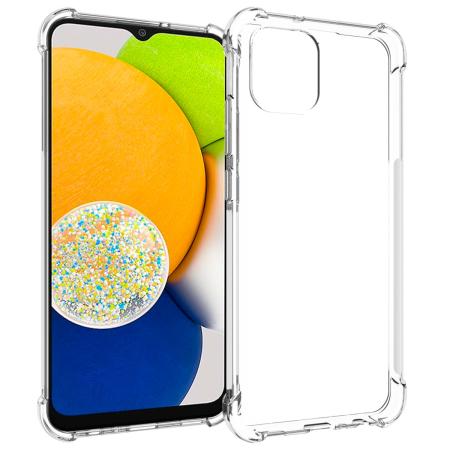 imoshion Shockproof Case voor de Samsung Galaxy A03 - Transparant