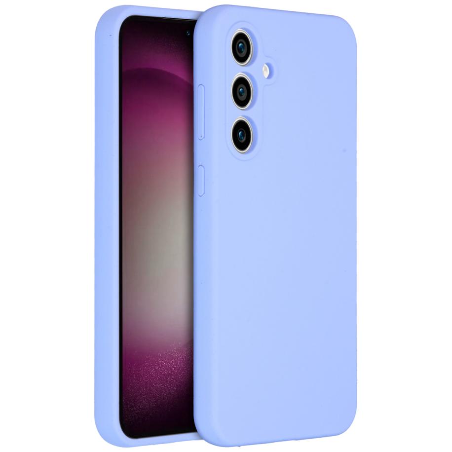 Accezz Liquid Silicone Backcover voor de Samsung Galaxy S23 FE - Paars Paars