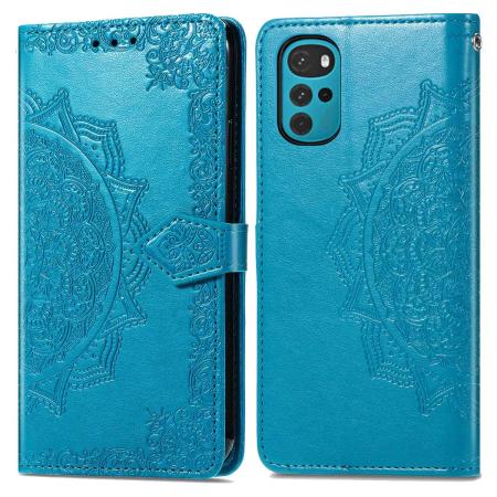 imoshion Mandala Bookcase voor de Motorola Moto G22 - Turquoise