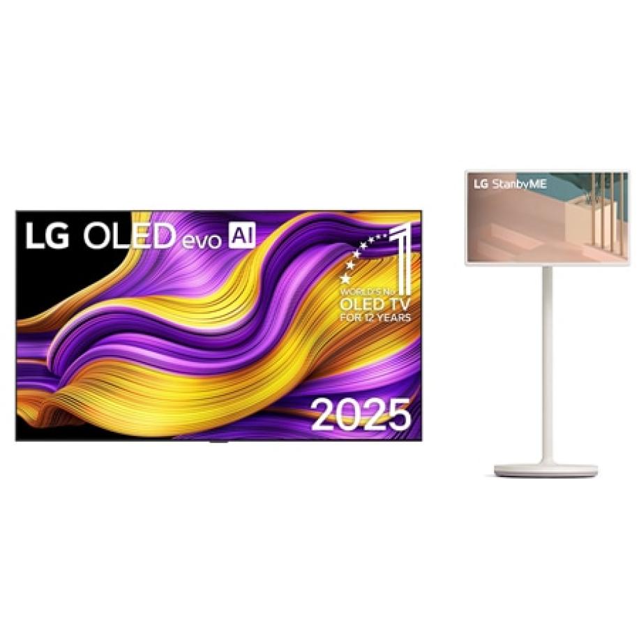 LG OLED evo AI G5 4K Smart TV 83 & 27 StanbyME Rollable Smart TV - OLED83G55LW.27ART10