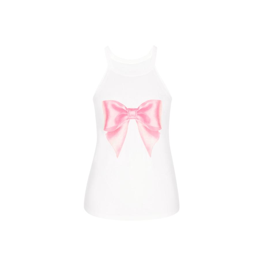 NALLY NALLY Top Fashion Look oudroze / wit -