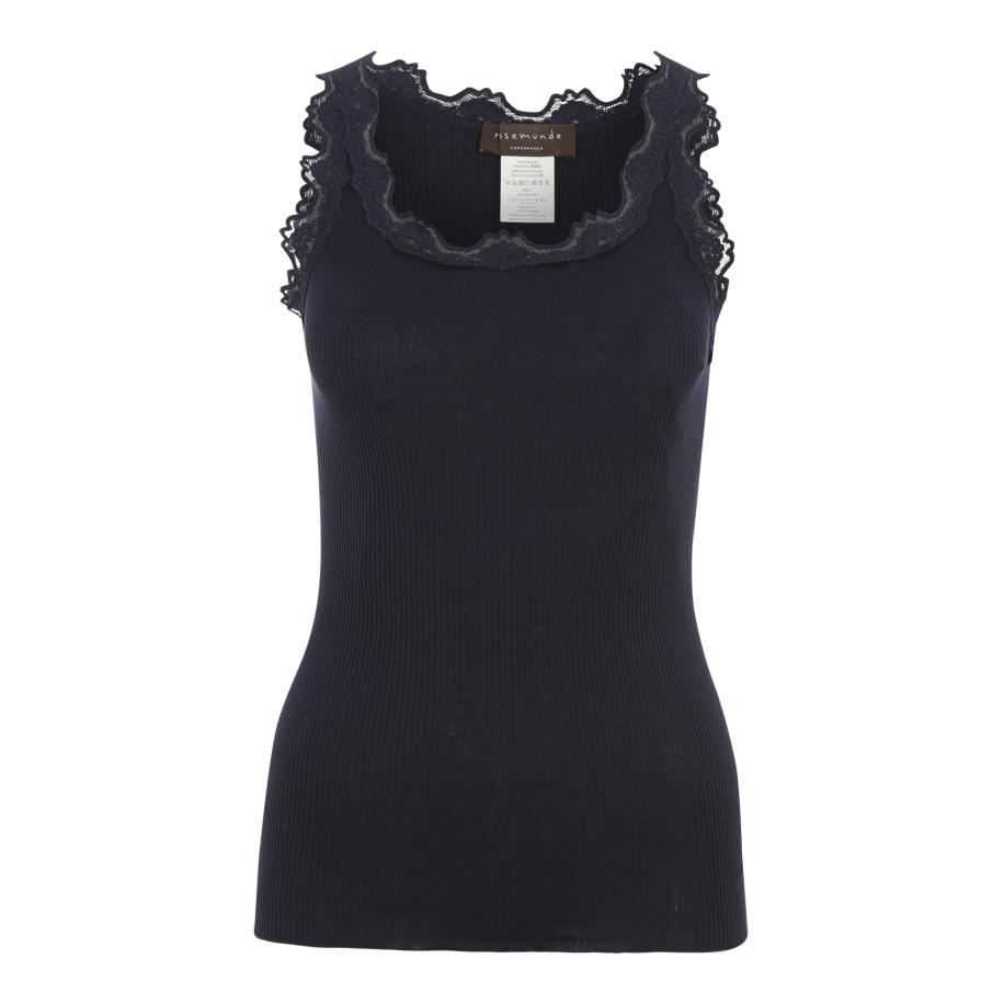 rosemunde Top donkerblauw Blauw