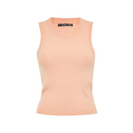 Threadbare Threadbare Gebreide top Eva perzik