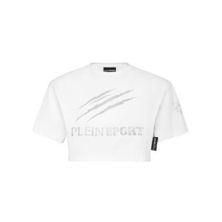 Plein Sport Plein Sport Top Scratch grijs / wit