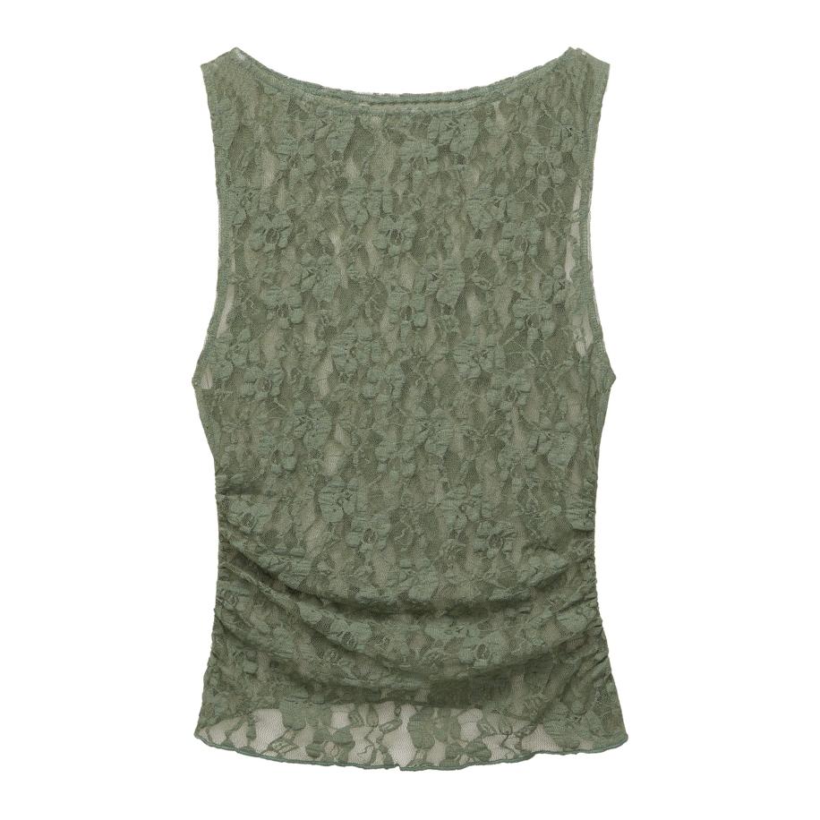 Pull&Bear Pull&Bear Top kaki -