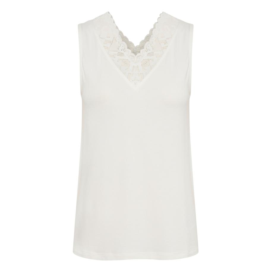 Cream Cream Top Trulla wit -