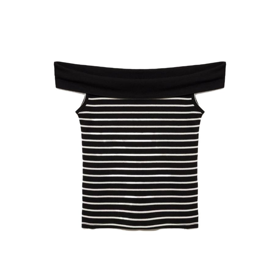 No Matter What Top zwart / wit Zwart