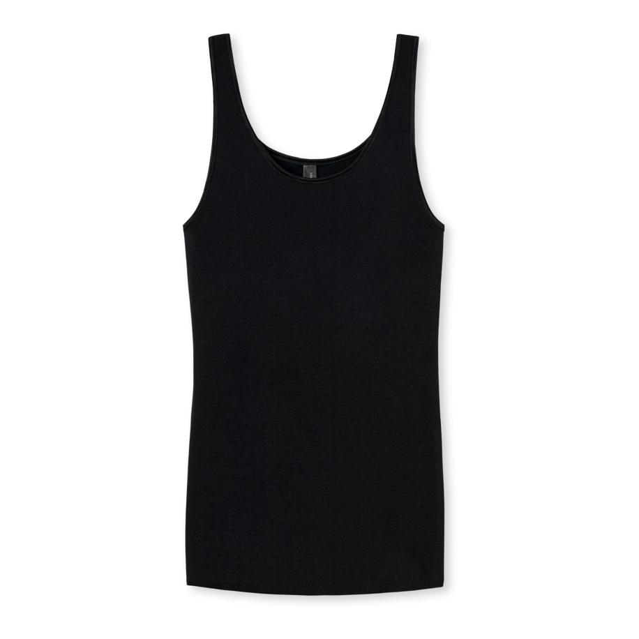 Schiesser SCHIESSER Top Luxury zwart -