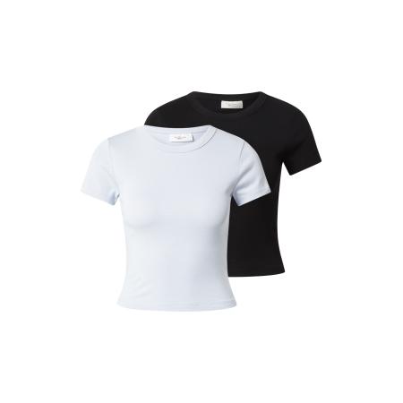 Gina Tricot Gina Tricot Shirt pastelblauw / zwart